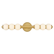 Hinkley Lighting Trigo LED 31" Sconce, Lacquered Brass/Etched Opal - 57393LCB