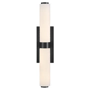 Hinkley Lighting Lottie LED Vanity, Black/Etched Opal Holophane - 57432BK