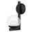 Hinkley Lighting Sunni 1 Light Sconce, Black/Clear Dome
