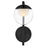 Hinkley Lighting Sunni 1 Light Sconce, Black/Clear Dome