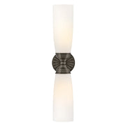 Hinkley Lighting Alexis 2 Light Bath Sconce, Black Oxide/Etched Opal - 57492BX