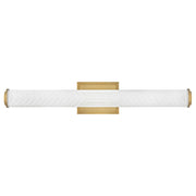 Hinkley Lighting Devon LED Vanity, Lacquered Brass/Etched Pattern - 57863LCB