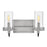 Hinkley Lighting Ryden 2 Light Vanity, Brushed Nickel/Clear - 58062BN