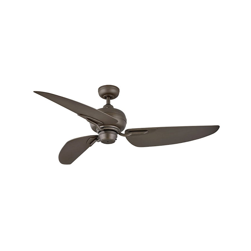 Hinkley Bimini 60in Ceiling Fan | Transitional Metallic Matte Bronze Steel and Composite Blades | Indoor & Covered Outdoor Spaces | Model 900260FMM-NWA