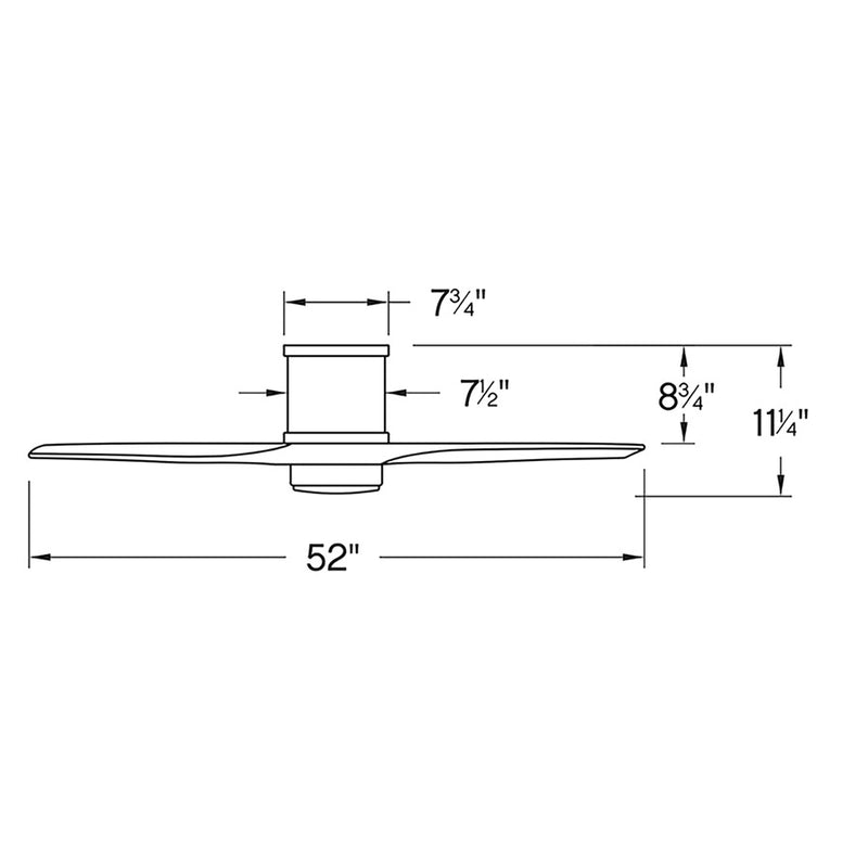 Hinkley Hover Flush 60in LED Ceiling Fan | Modern Matte White Steel and Etched Opal Glass | Indoor & Outdoor Wet-Rated Spaces | 60 x | Model 900860FMW-LWD