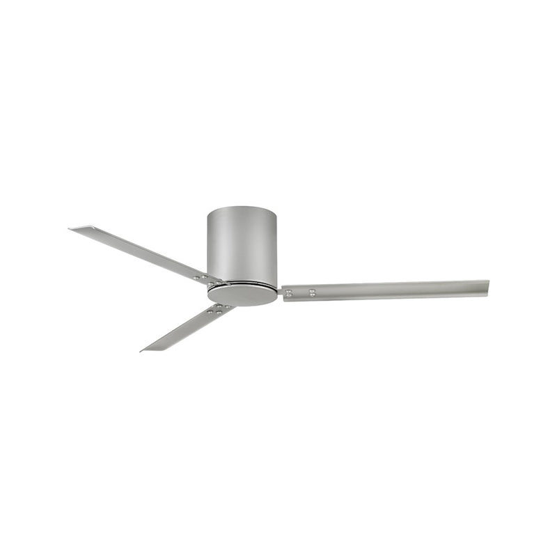 Hinkley Fan Indy Flush 58" Smart Fan, Brushed Nickel/Nickel