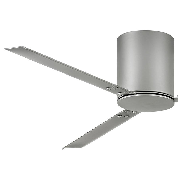 Hinkley Fan Indy Flush 58" Smart Fan, Brushed Nickel/Nickel