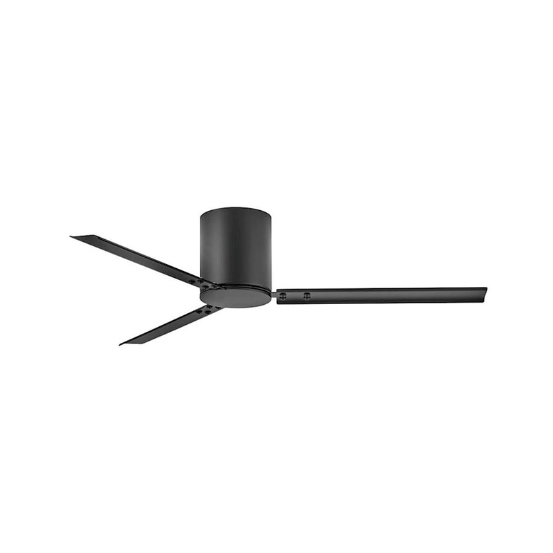 Hinkley Fan Indy Flush 58" Smart Fan, Matte Black/Black