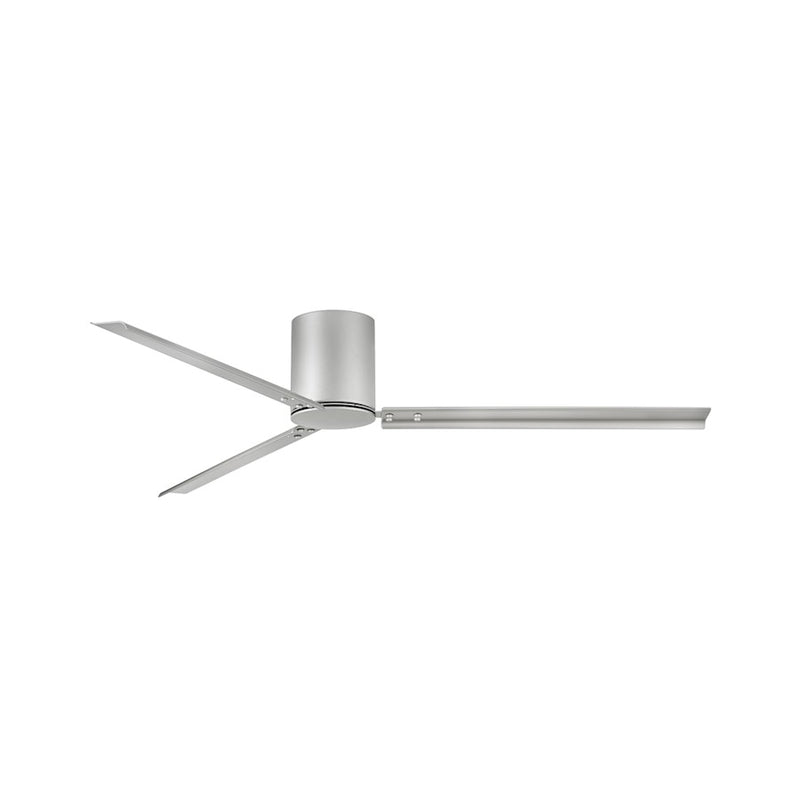 Hinkley Fan Indy Flush 72" Smart Fan, Brushed Nickel/Nickel
