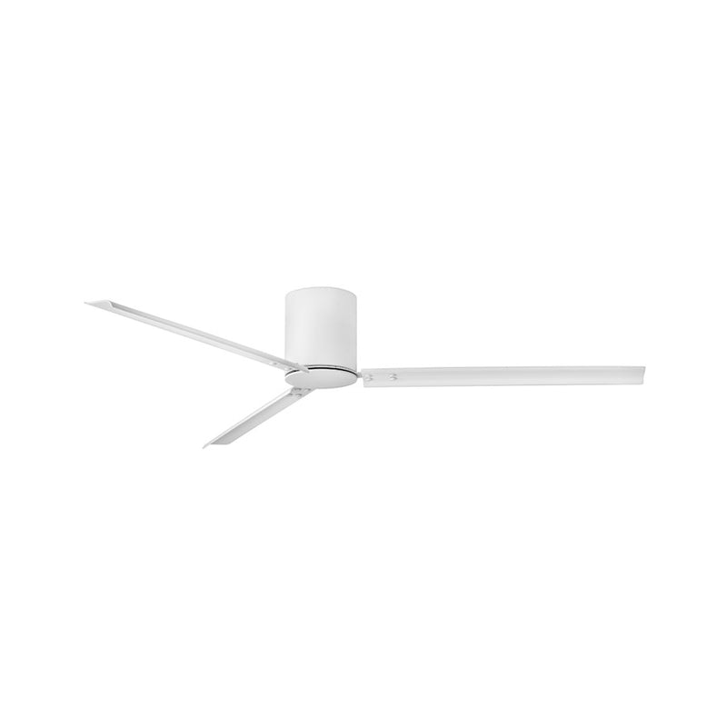 Hinkley Fan Indy Flush 72" Smart Fan, Matte White/White