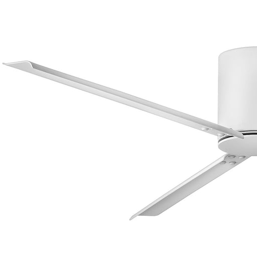 Hinkley Fan Indy Flush 72" Smart Fan, Matte White/White