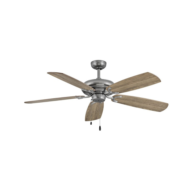 Hinkley Grove 56in Ceiling Fan | Transitional Metallic Matte Bronze Steel and Walnut Wood Blades | Living Room & Bedroom | 56 x 56 x | Model 901256FMM-NID