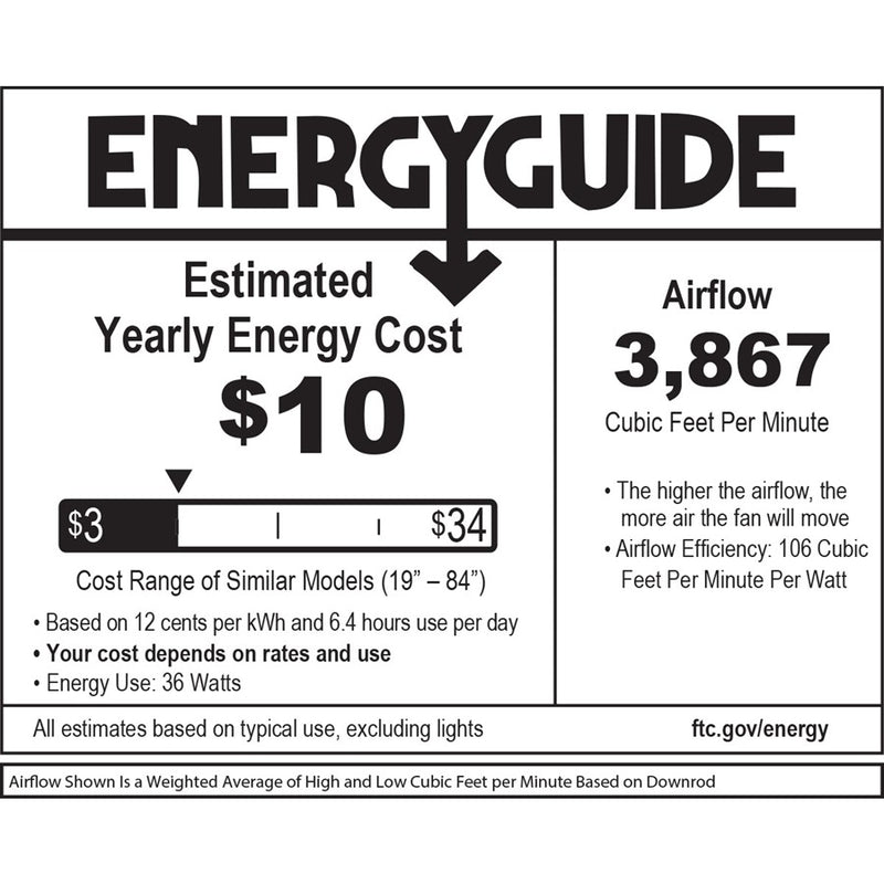 Hinkley Oasis 52in Ceiling Fan | Traditional Metallic Matte Bronze Composite Blades | Indoor & Covered Patio | 52 x 52 x 14 in | Model 901652FMM-NWA