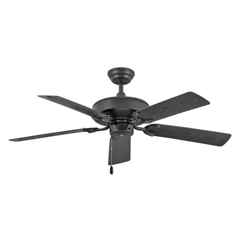 Hinkley Oasis 52in Ceiling Fan | Traditional Metallic Matte Bronze Composite Blades | Indoor & Covered Patio | 52 x 52 x 14 in | Model 901652FMM-NWA