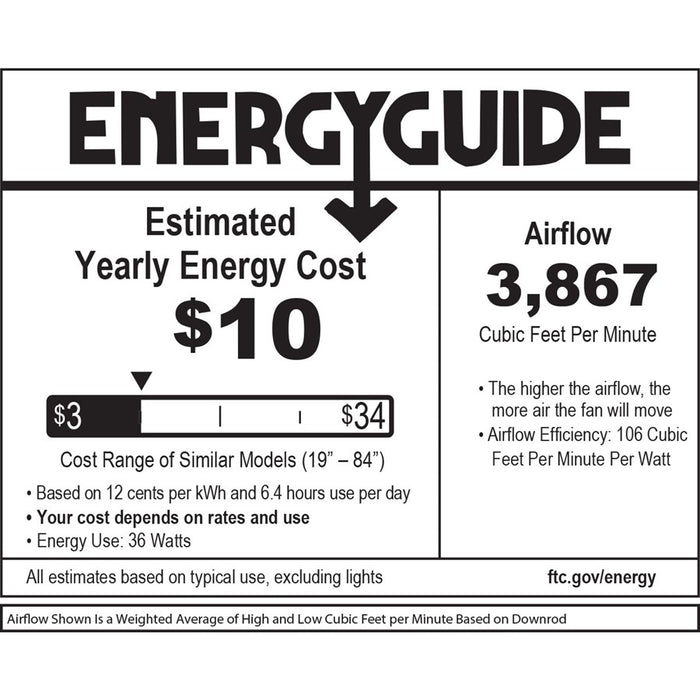 Hinkley Lighting Oasis 52" Fan, Pull Chain