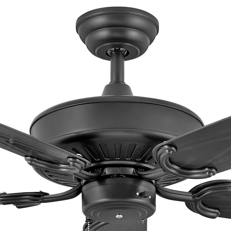 Hinkley Oasis 52in Ceiling Fan | Traditional Metallic Matte Bronze Composite Blades | Indoor & Covered Patio | 52 x 52 x 14 in | Model 901652FMM-NWA