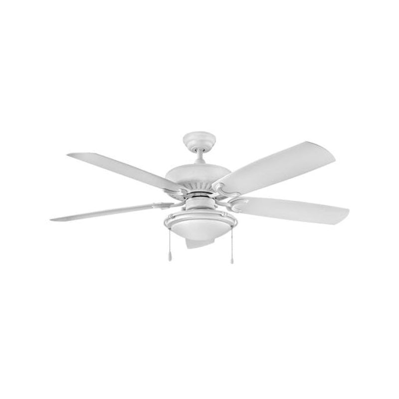 Hinkley Oasis 60in Ceiling Fan | Traditional Brushed Nickel and Silver Composite Blades | Indoor & Covered Outdoor Spaces | 60 x 60 | Model 901660FBN-NWA