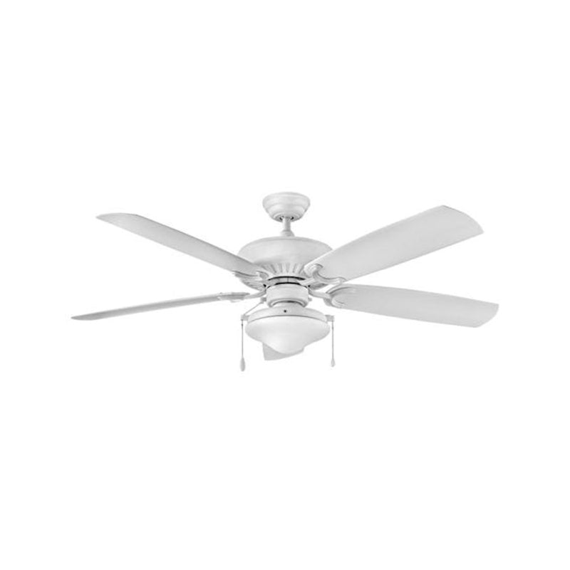 Hinkley Oasis 60in Ceiling Fan | Traditional Brushed Nickel and Silver Composite Blades | Indoor & Covered Outdoor Spaces | 60 x 60 | Model 901660FBN-NWA