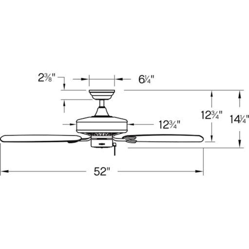 Hinkley Oasis 60in Ceiling Fan | Traditional Brushed Nickel and Silver Composite Blades | Indoor & Covered Outdoor Spaces | 60 x 60 | Model 901660FBN-NWA