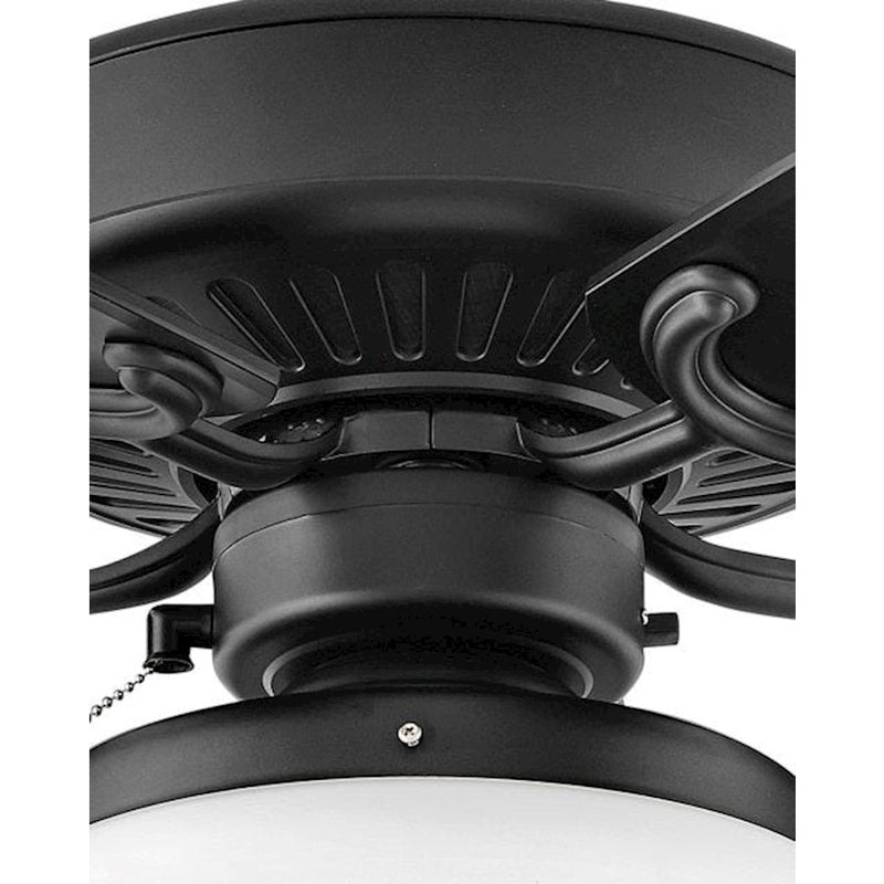 Hinkley Oasis 60in Ceiling Fan | Traditional Brushed Nickel and Silver Composite Blades | Indoor & Covered Outdoor Spaces | 60 x 60 | Model 901660FBN-NWA