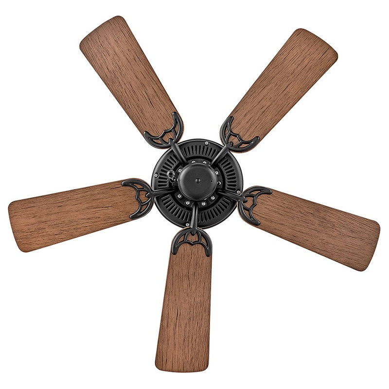 Hinkley Cabana 36in Ceiling Fan | Traditional Metallic Matte Bronze Steel and Composite Blades | Indoor & Covered Outdoor | 36 x 36 | Model 901836FMM-NWA