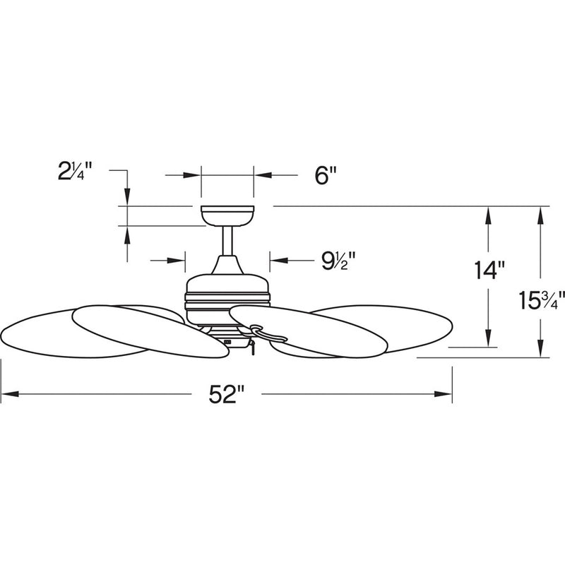 Hinkley Tropic Air 52in Ceiling Fan | Coastal Metallic Matte Bronze Steel and Walnut Composite Blades | Indoor & Covered Outdoor | Model 901952FMM-NWD