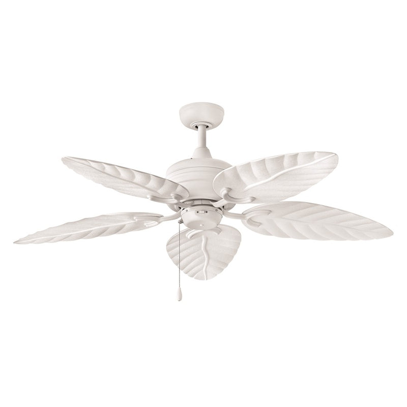 Hinkley Tropic Air 52in Ceiling Fan | Coastal Metallic Matte Bronze Steel and Walnut Composite Blades | Indoor & Covered Outdoor | Model 901952FMM-NWD