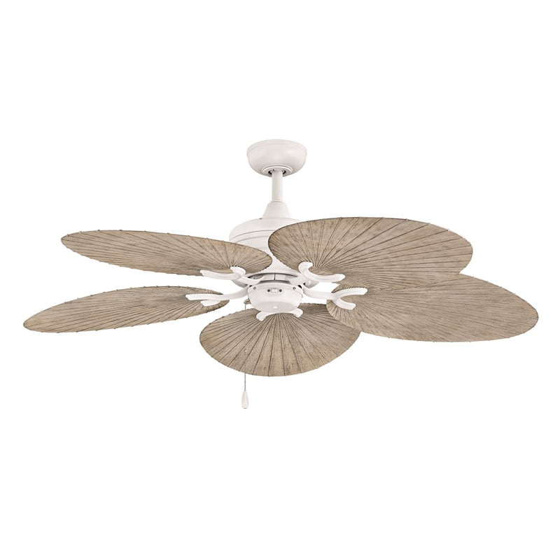 Hinkley Tropic Air 52in Ceiling Fan | Coastal Metallic Matte Bronze Steel and Walnut Composite Blades | Indoor & Covered Outdoor | Model 901952FMM-NWD