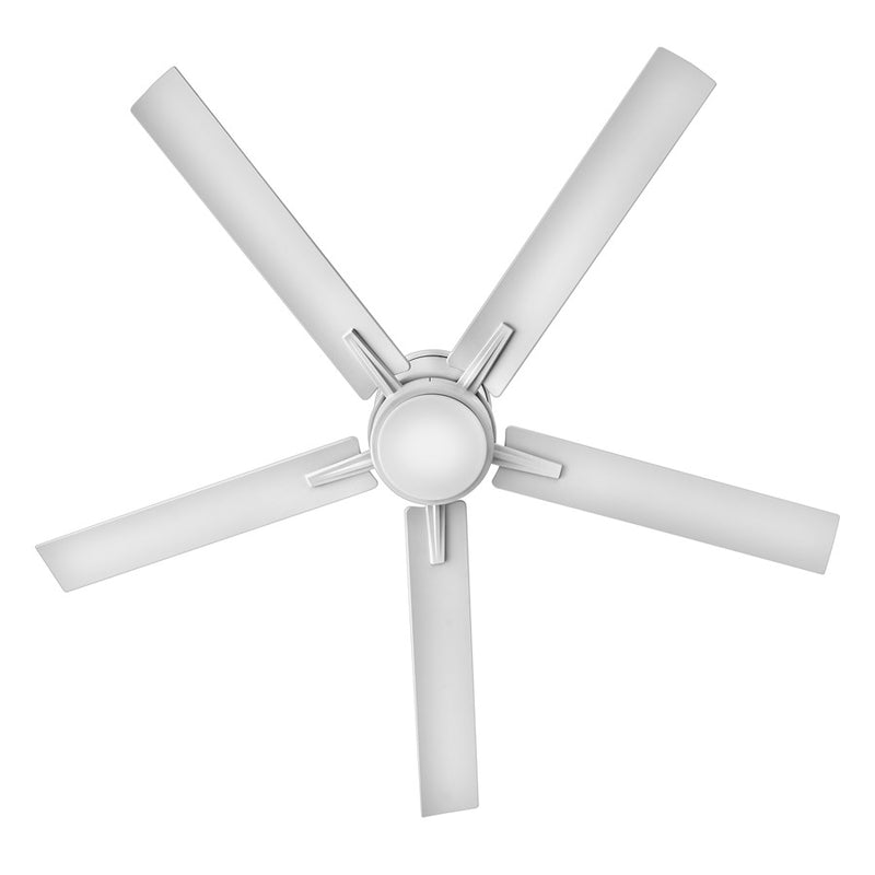 Hinkley Vail Flush 52in LED Ceiling Fan | Transitional Metallic Matte Bronze and Walnut Composite Blades | Indoor & Outdoor Wet | Model 902552FMM-LWD