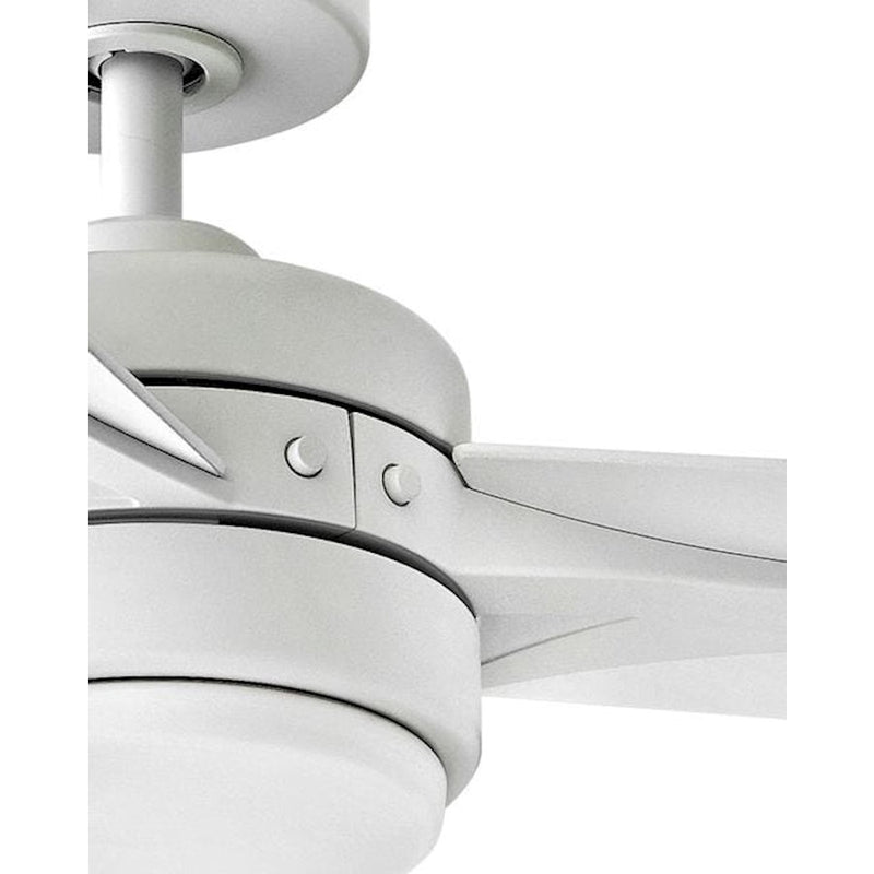 Hinkley Ventus 44in LED Ceiling Fan | Transitional Metallic Matte Bronze Steel and Etched Opal Glass | Living Room & Bedroom | 44 x | Model 902844FMM-LIA