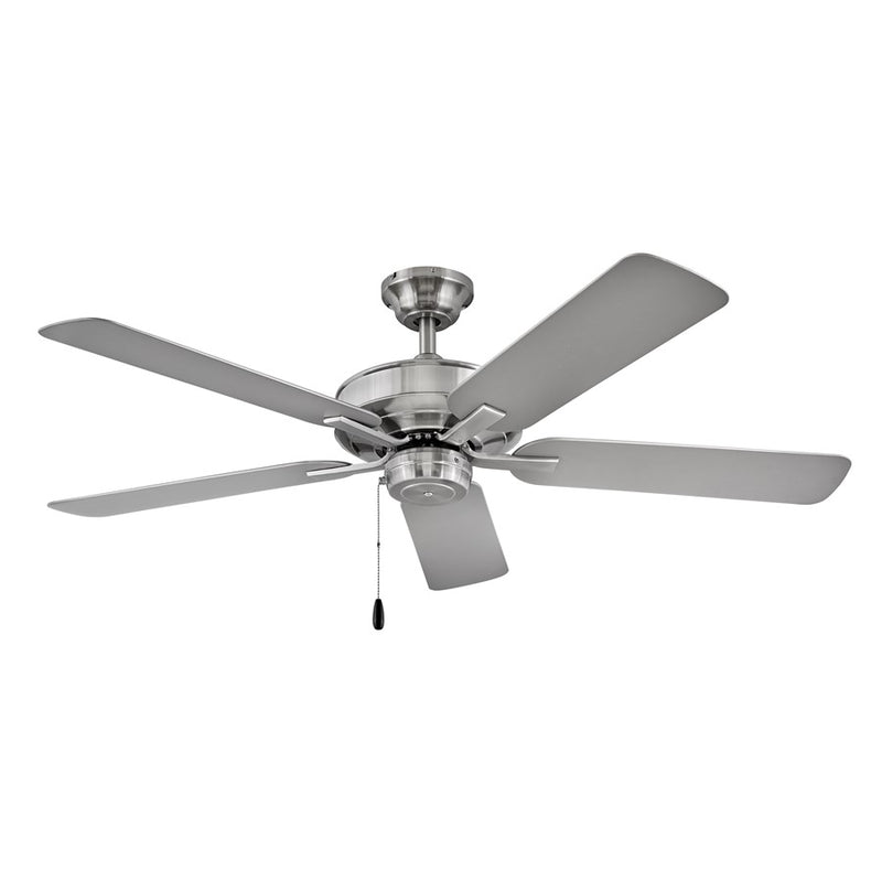 Hinkley Metro Wet 52in 5-Blade Ceiling Fan | Traditional Chalk White Steel and Composite Blades | Covered Patio & Indoor-Outdoor | Model 903352FCW-NWA