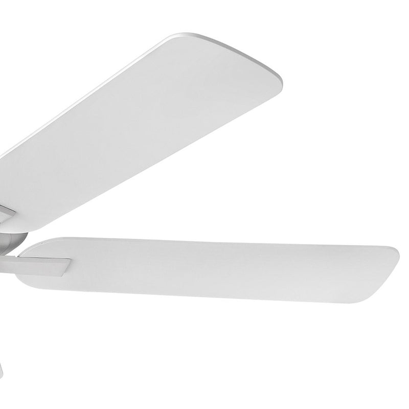 Hinkley Metro 52in 5-Blade Ceiling Fan | Traditional Brushed Nickel Steel and Silver/Wood Blades | Living Room & Bedroom | 52 x 52 x | Model 903352FBN-NIA