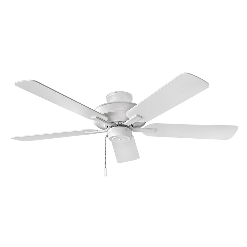 Hinkley Metro 52in 5-Blade Ceiling Fan | Traditional Brushed Nickel Steel and Silver/Wood Blades | Living Room & Bedroom | 52 x 52 x | Model 903352FBN-NIA
