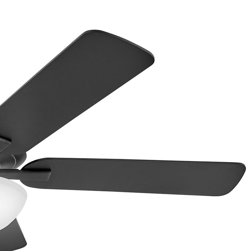 Hinkley Metro Illuminated 52in 2-Light Ceiling Fan | Traditional Brushed Nickel Steel and Etched Opal Glass | Living Room & Bedroom | Model 903352FBN-LIA