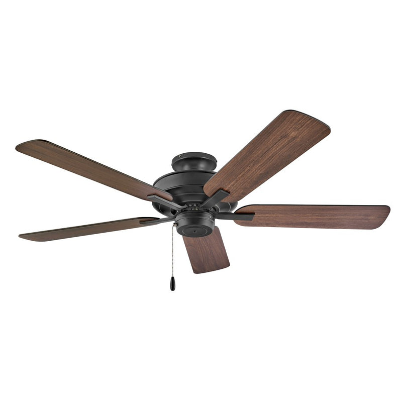 Hinkley Metro 52in 5-Blade Ceiling Fan | Traditional Brushed Nickel Steel and Silver/Wood Blades | Living Room & Bedroom | 52 x 52 x | Model 903352FBN-NIA
