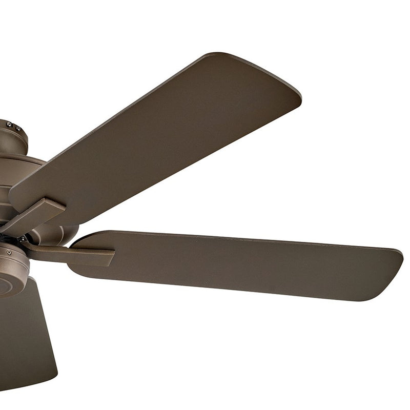 Hinkley Metro 52in 5-Blade Ceiling Fan | Traditional Brushed Nickel Steel and Silver/Wood Blades | Living Room & Bedroom | 52 x 52 x | Model 903352FBN-NIA
