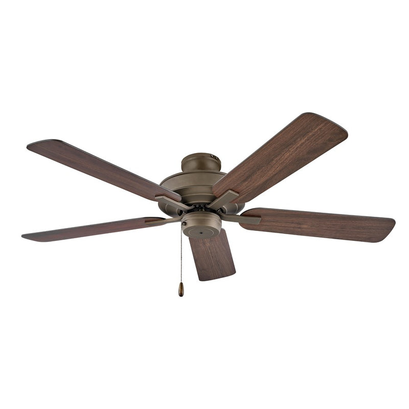 Hinkley Metro Wet 52in 5-Blade Ceiling Fan | Traditional Chalk White Steel and Composite Blades | Covered Patio & Indoor-Outdoor | Model 903352FCW-NWA