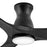Hinkley Fan Swell Flush Illuminated 56" LED Smart Fan, Bk/Bk