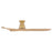 Hinkley Fan Swell Flush 60" Smart Fan, Heritage Brass/Natural