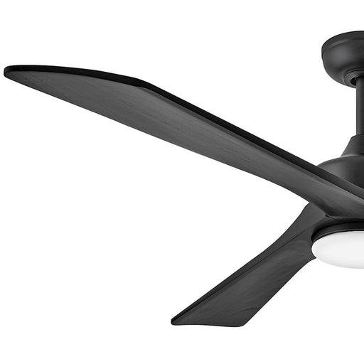 Hinkley Fan Sculpt 60" LED Smart Fan, Matte Black/Black