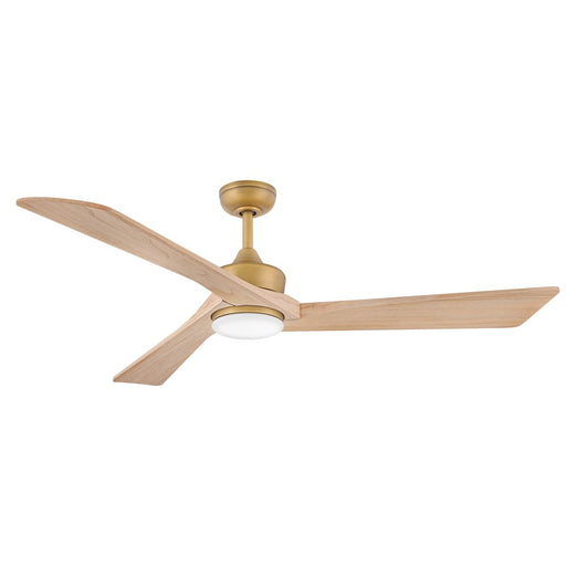 Hinkley Fan Sculpt 60" LED Smart Fan, Heritage Brass/Natural
