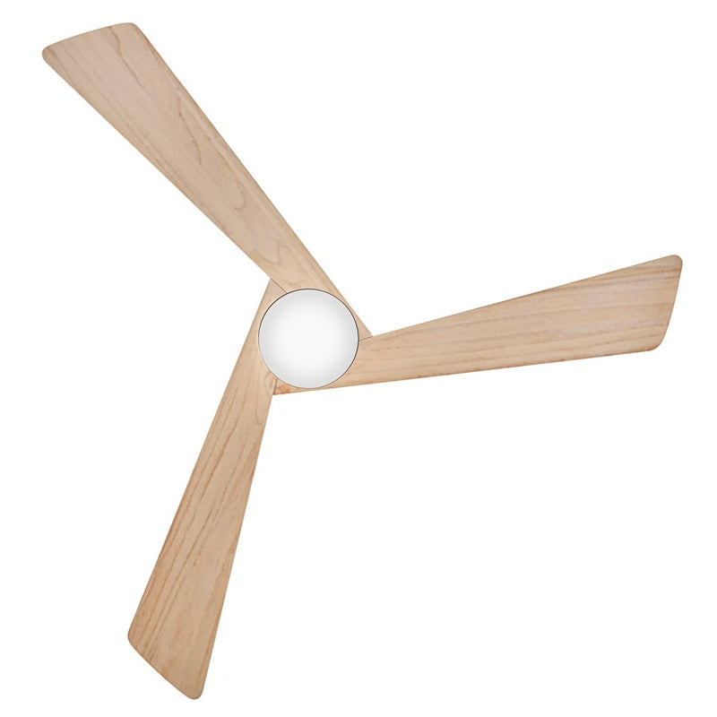 Hinkley Fan Sculpt 60" LED Smart Fan, Heritage Brass/Natural