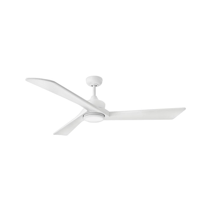 Hinkley Fan Sculpt 60" LED Smart Fan, Matte White/White - 903660FWW-LDD