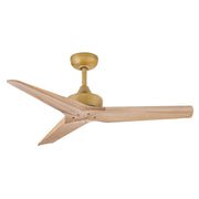 Hinkley Fan Chisel 44" Smart Fan, Heritage Brass/Natural - 903744FHB-NDD
