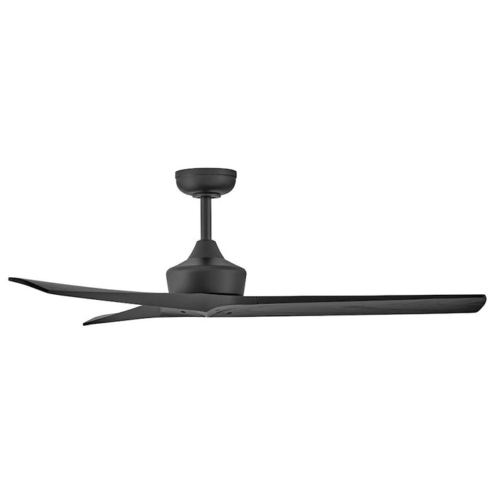 Hinkley Fan Chisel 52" Smart Fan, Matte Black/Black