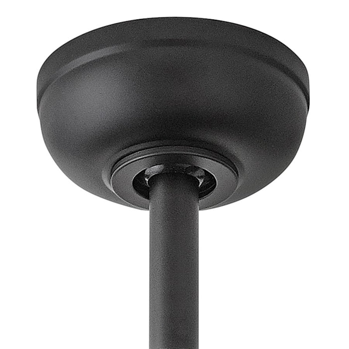 Hinkley Fan Chisel 52" Smart Fan, Matte Black/Driftwood
