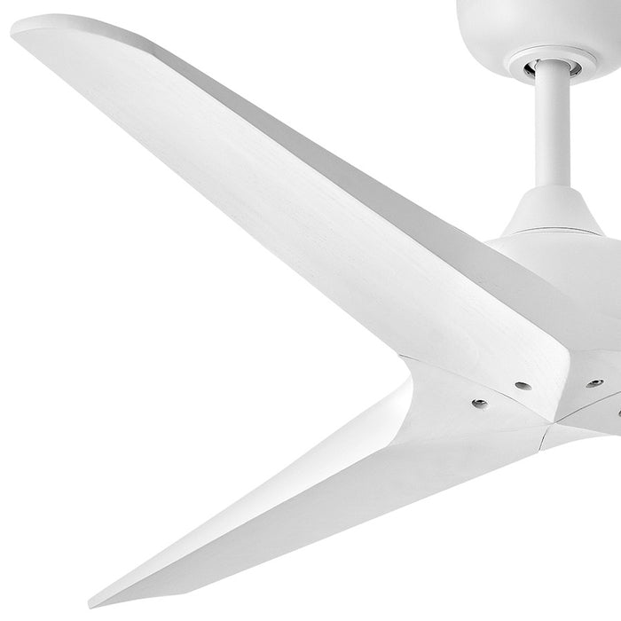 Hinkley Fan Chisel 52" Smart Fan, Matte White/White