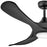 Hinkley Fan Swell Illuminated 56" LED Smart Fan, Black/Black