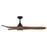 Hinkley Fan Swell Illuminated 56" LED Smart Fan, Black/Walnut