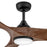 Hinkley Fan Swell Illuminated 56" LED Smart Fan, Black/Walnut